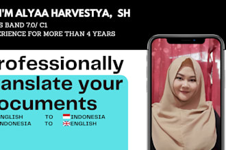 profesionally translate english to indonesia and vice versa
