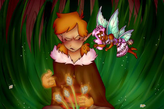 create a cartoon illustration for you