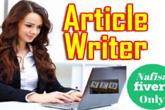 write SEO article and website content