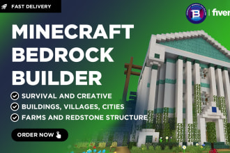 build anything for you on minecraft bedrock survival