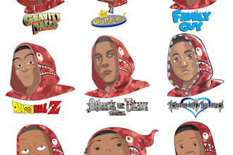 draw cartoon style characters