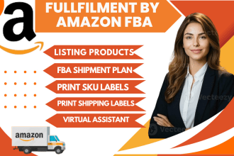 help you set up fulfillment by amazon and make fba shipments plans