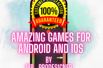 do mobile games development ios android 2d 3d ready to publish