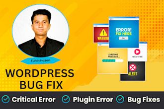 fix wordpress complex bugs, errors, issues