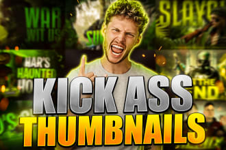 design amazing youtube thumbnail