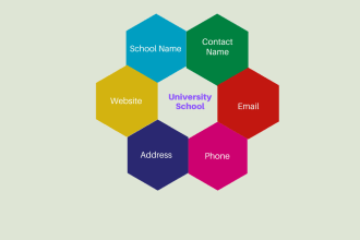 collect school contact information for you
