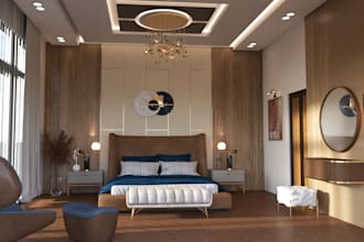 design interior space and  photorealistic 3d rendering