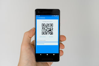 make a qr application that collects your customers contact info