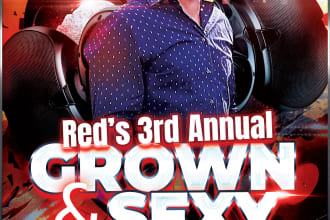 design a professional and unique club and party flyers
