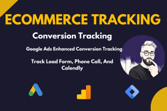 setup google ads conversion tracking, ga4 ecommerce tracking, with GTM