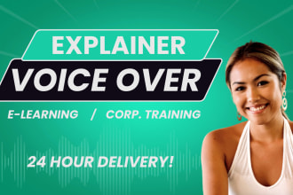 record a voice over for your elearning or explainer video