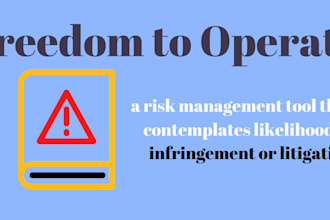 do fto or freedom to operate search