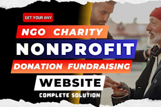 create nonprofit ngo website and charity website