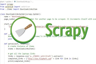 write automation tools to scrape data from web applications