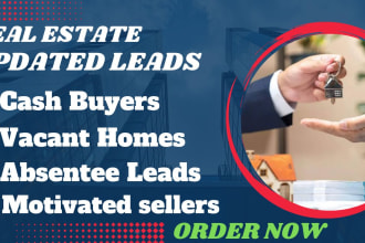 do leads generation with skip tracing motived seller cash buyers
