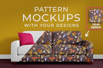 make custom mockups with your patterns