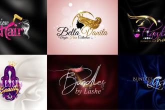 do signature,feminine,hair,nails boutique logo design