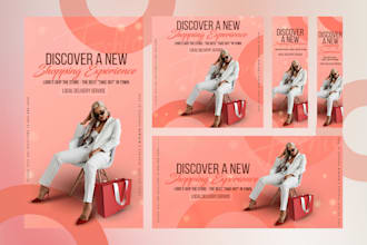 create premium quality web banner designs for you