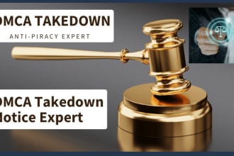 draft and send dmca takedown notice