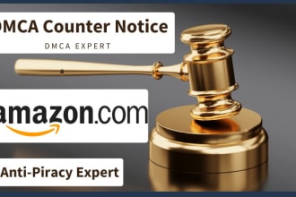 draft dmca counter notice for amazon