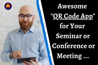 create a qr code app for your conference, seminar event