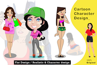 draw an amazing cartoon and comic illustration