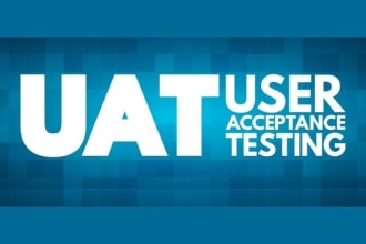 write or test uat scripts for the website, software, or mobile applications