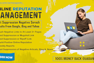 help to manage online reputation of your name or brand
