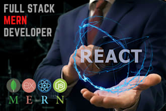 develop  react js website as react developer