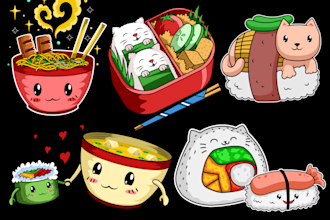 draw you kawaii style design