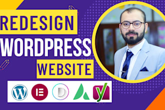 redesign copy clone duplicate  wordpress website or blog