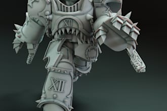 create 3d custom miniatures suitable for tabletop and wargaming