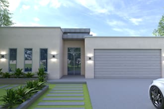 architectural 3d interior and exterior