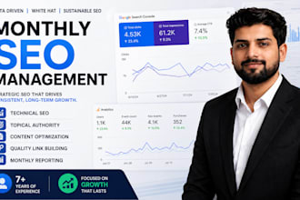 do complete monthly SEO service for your website to boost ranks