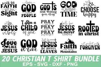 christian and others design bundle for your etsy and others