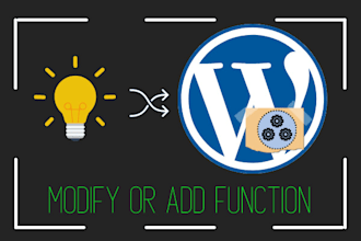 modify wordpress function and features