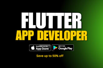 do flutter mobile app development for android app, ios app developer