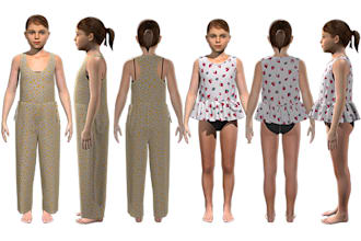 make 3d garments and sewing patterns for you