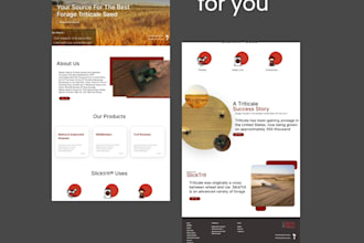 design a landing page for you, using adobe xd
