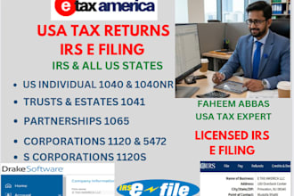 prepare and e file US tax returns USA tax