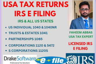 prepare and e file US tax returns USA tax