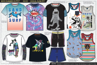do design all types boys kids clothing