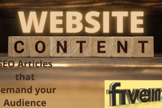 write SEO article writing and website content