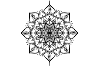 do an awesome digital mandala art for you in one hour
