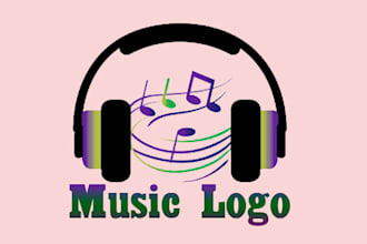 do attractive modern outstanding music logo design