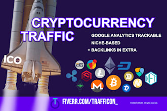 provide crypto and nft niche organic search website traffic