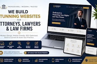 professional law firm website design for attorneys and legal professionals