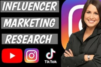 find influencer lists for instagram tiktok youtube influencer marketing