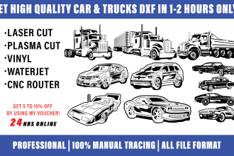 make your image into a vector cnc cut ready file