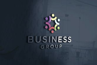 create a business group logo design